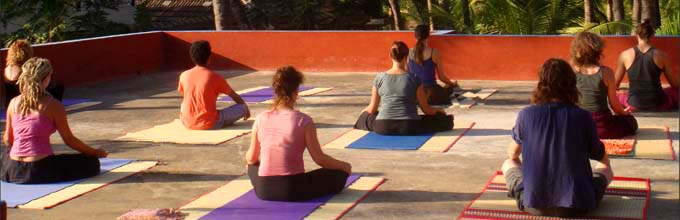 Students Meditating