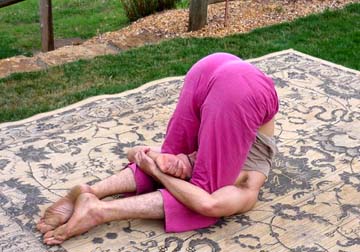 Karna Pidita Asana (Pressed)