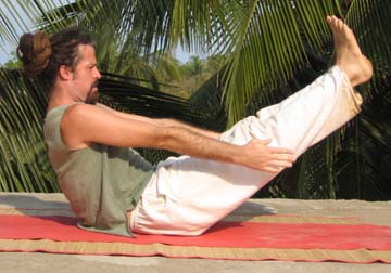 Nauka Asana (Boat)